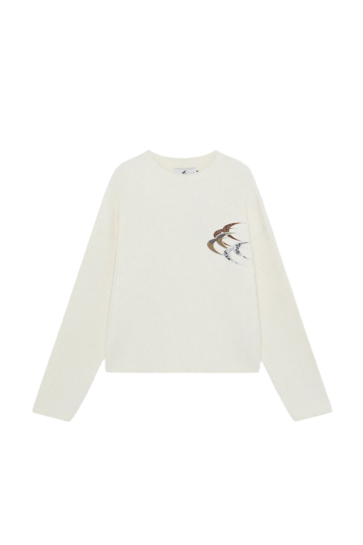Knit Scuffers animal - Ecru