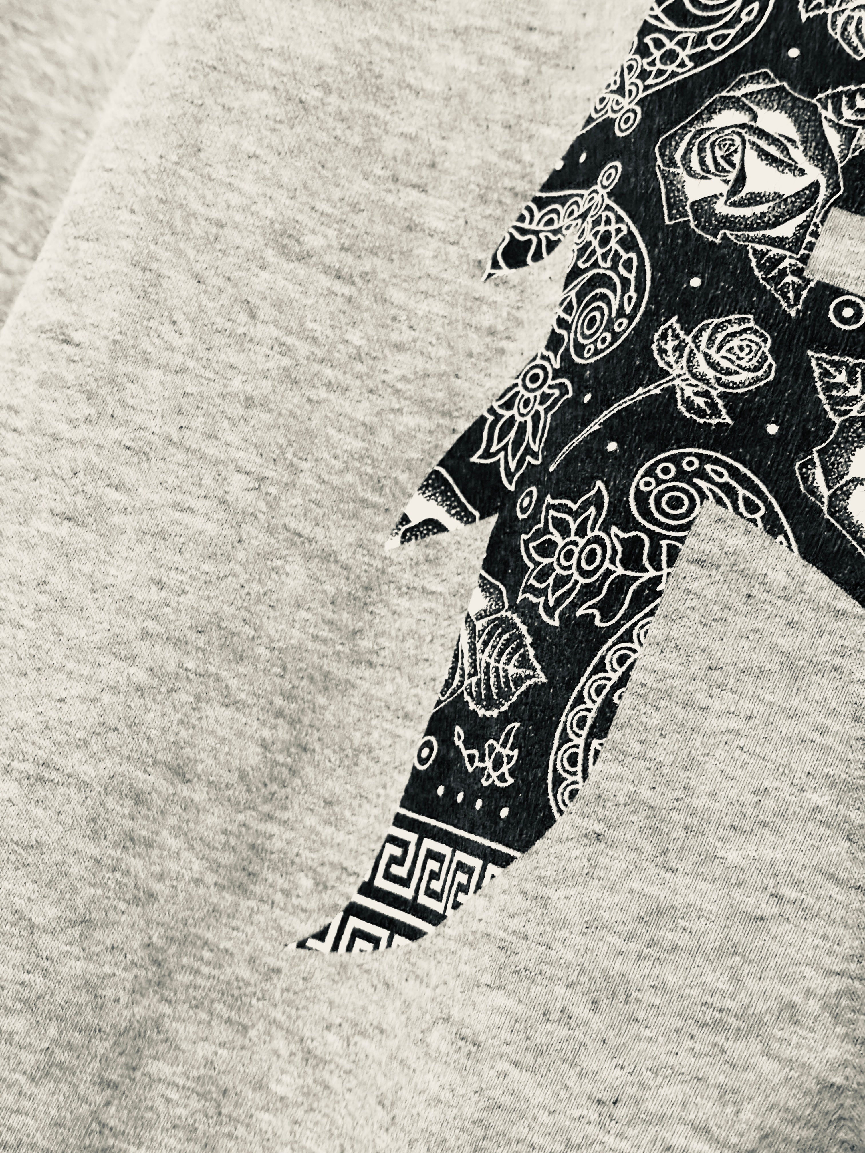 Poleron Primitive Paisley - Grey
