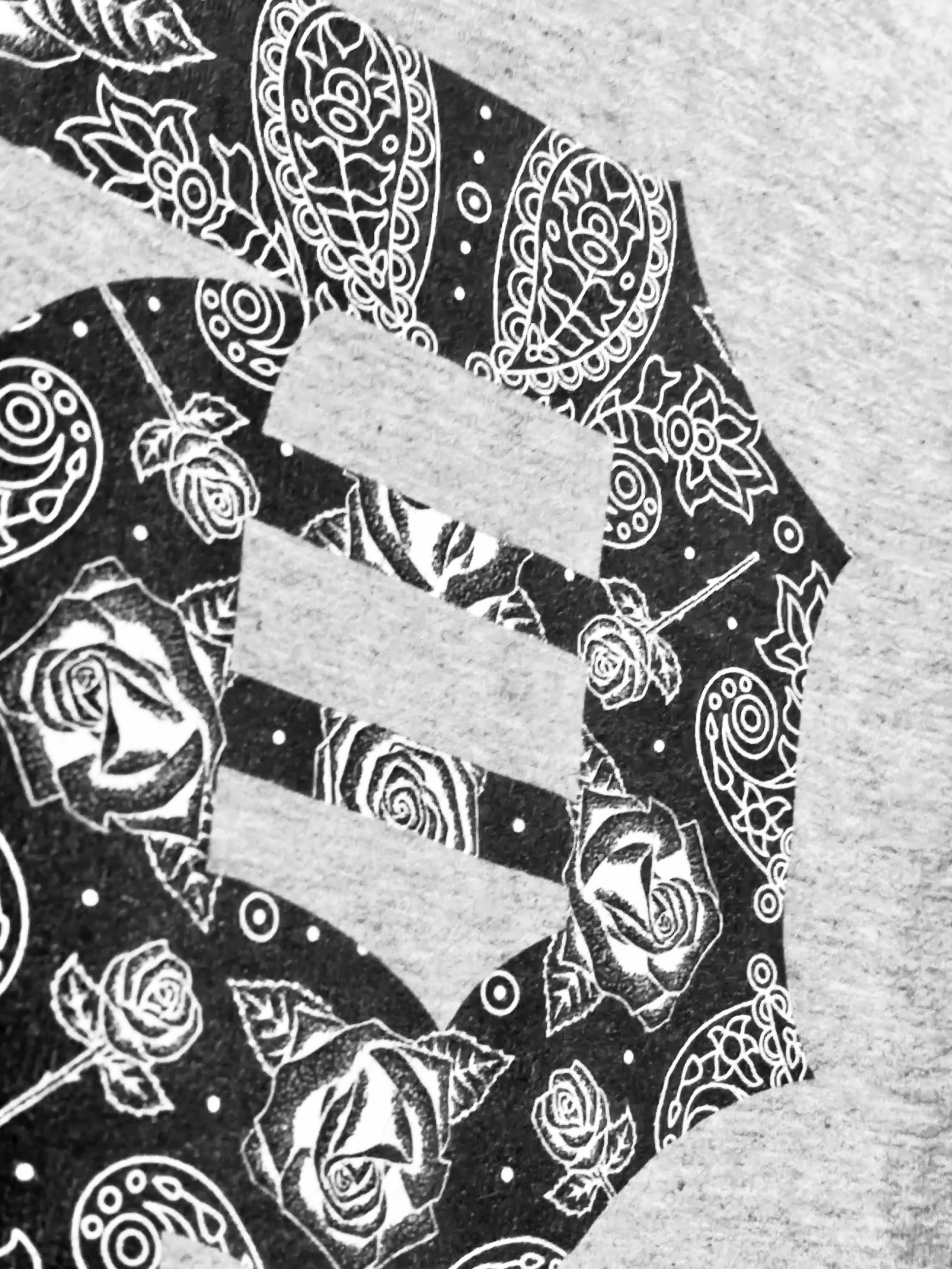 Poleron Primitive Paisley - Grey