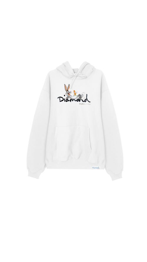 Poleron Diamond x Looney Tunes - White