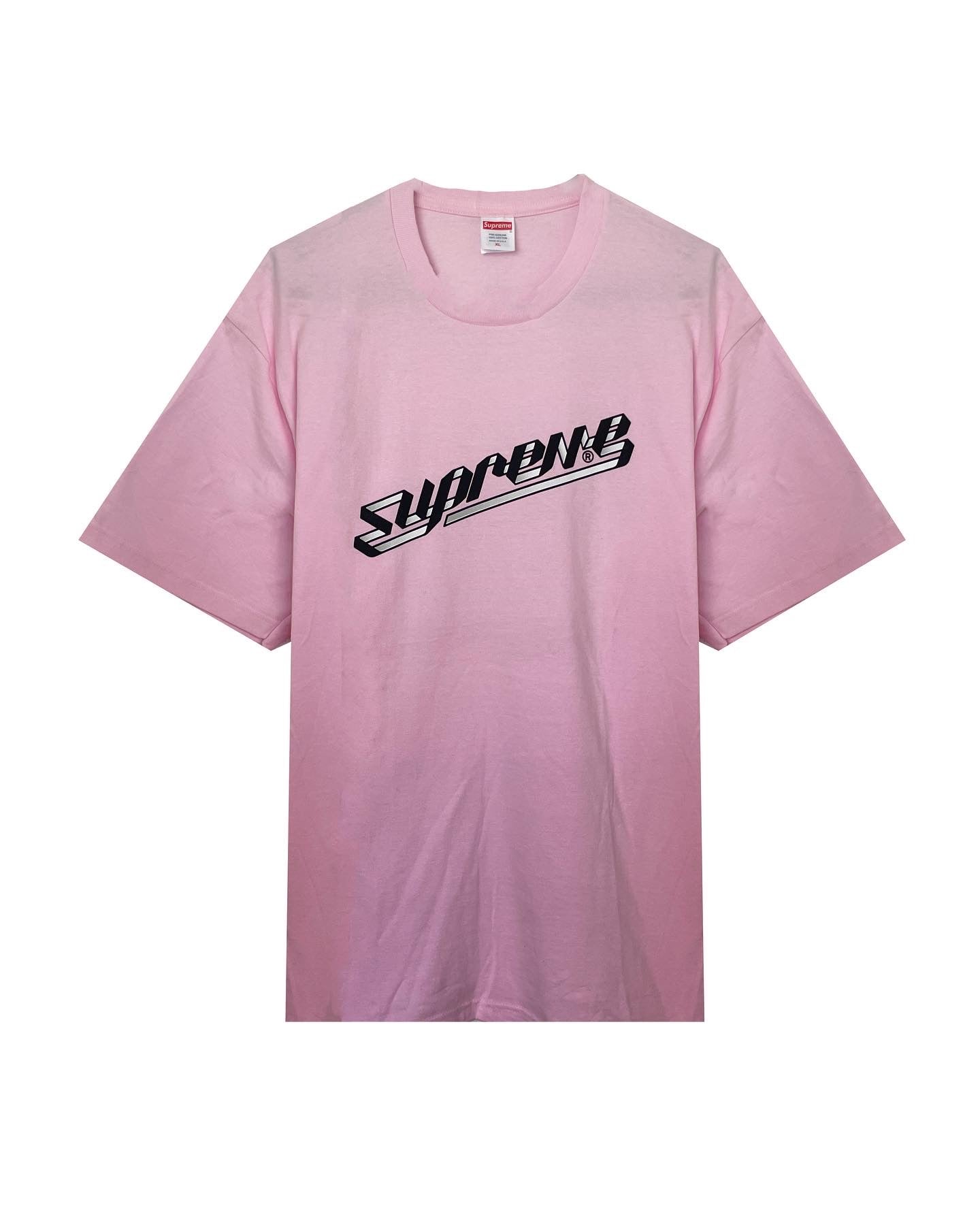 supreme tee pink