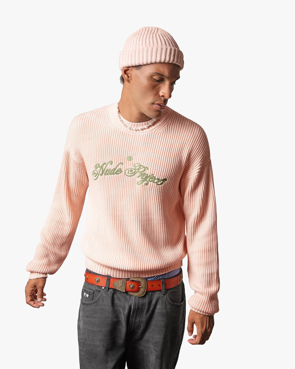 Knit Sweater Pink-Nude Project