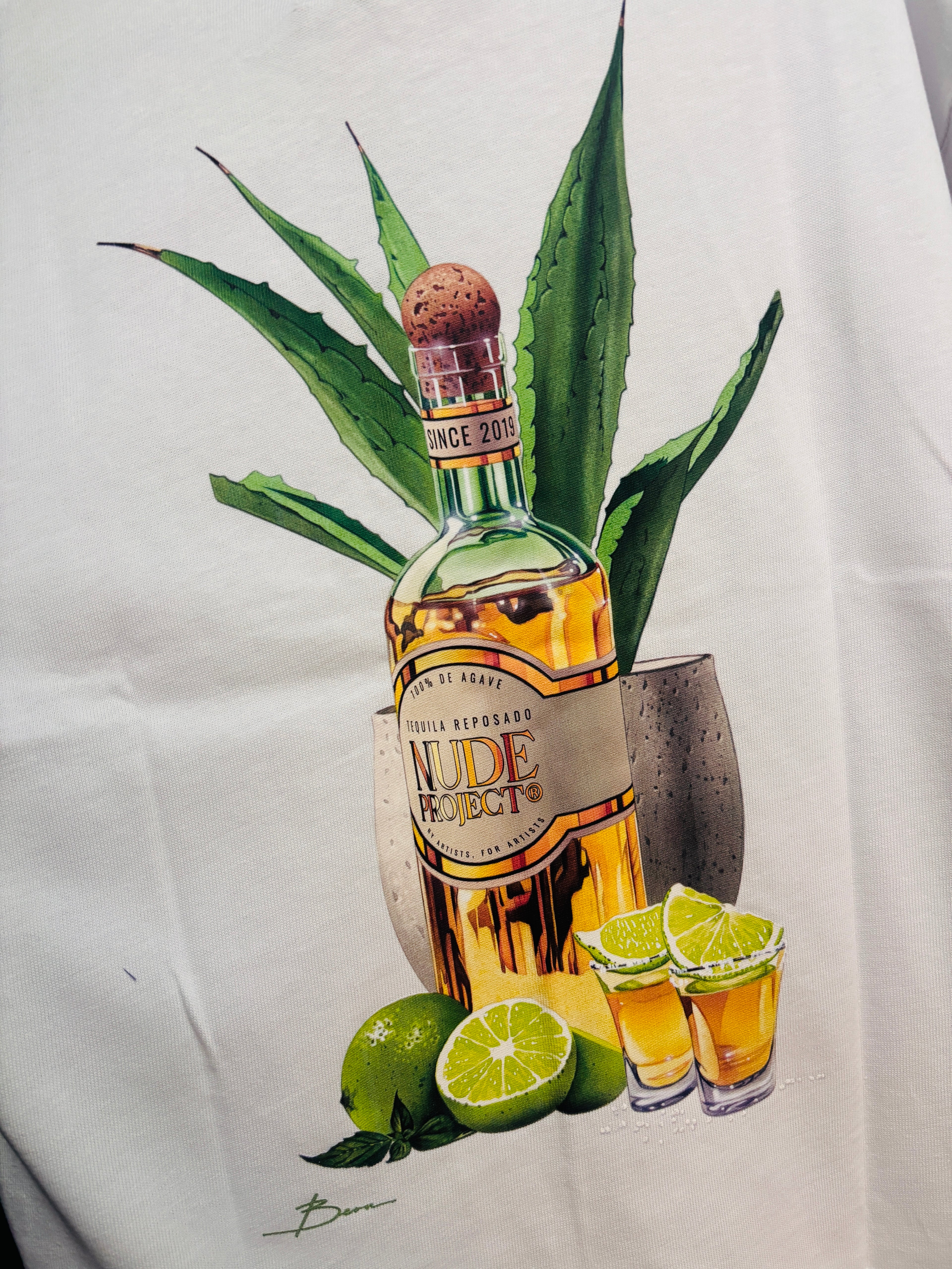 Polera Nude Project Tequila Tee Ash