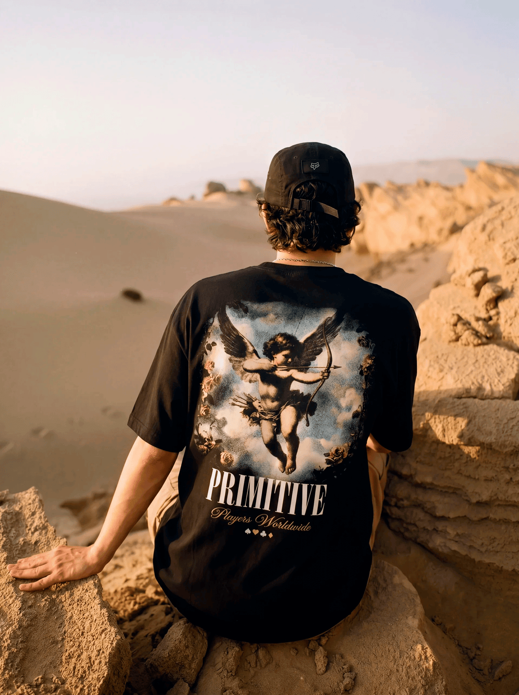 Polera Primitive Players HW - Black