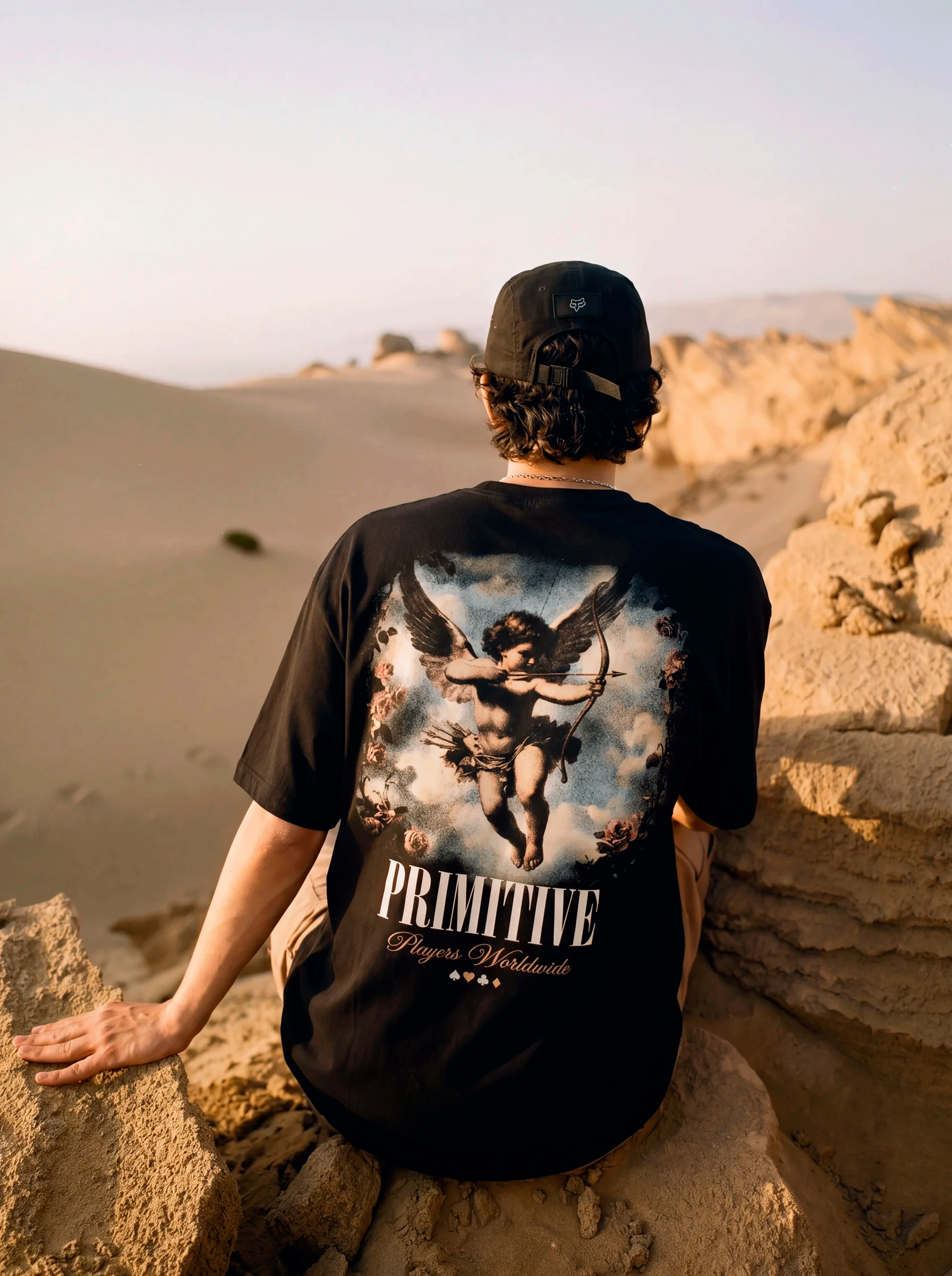 Polera Primitive Players HW - Black