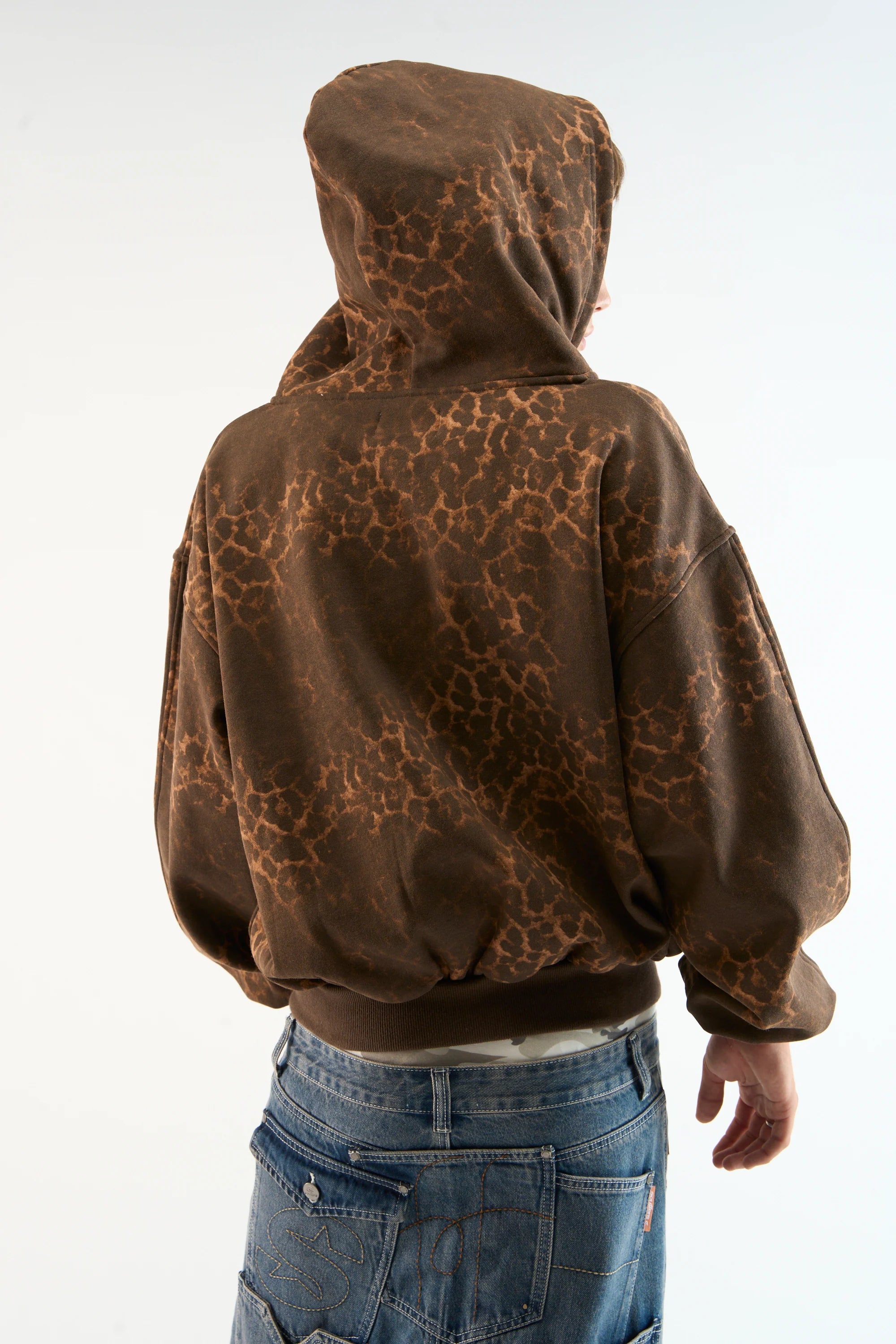 Poleron Scuffers zip - leopard