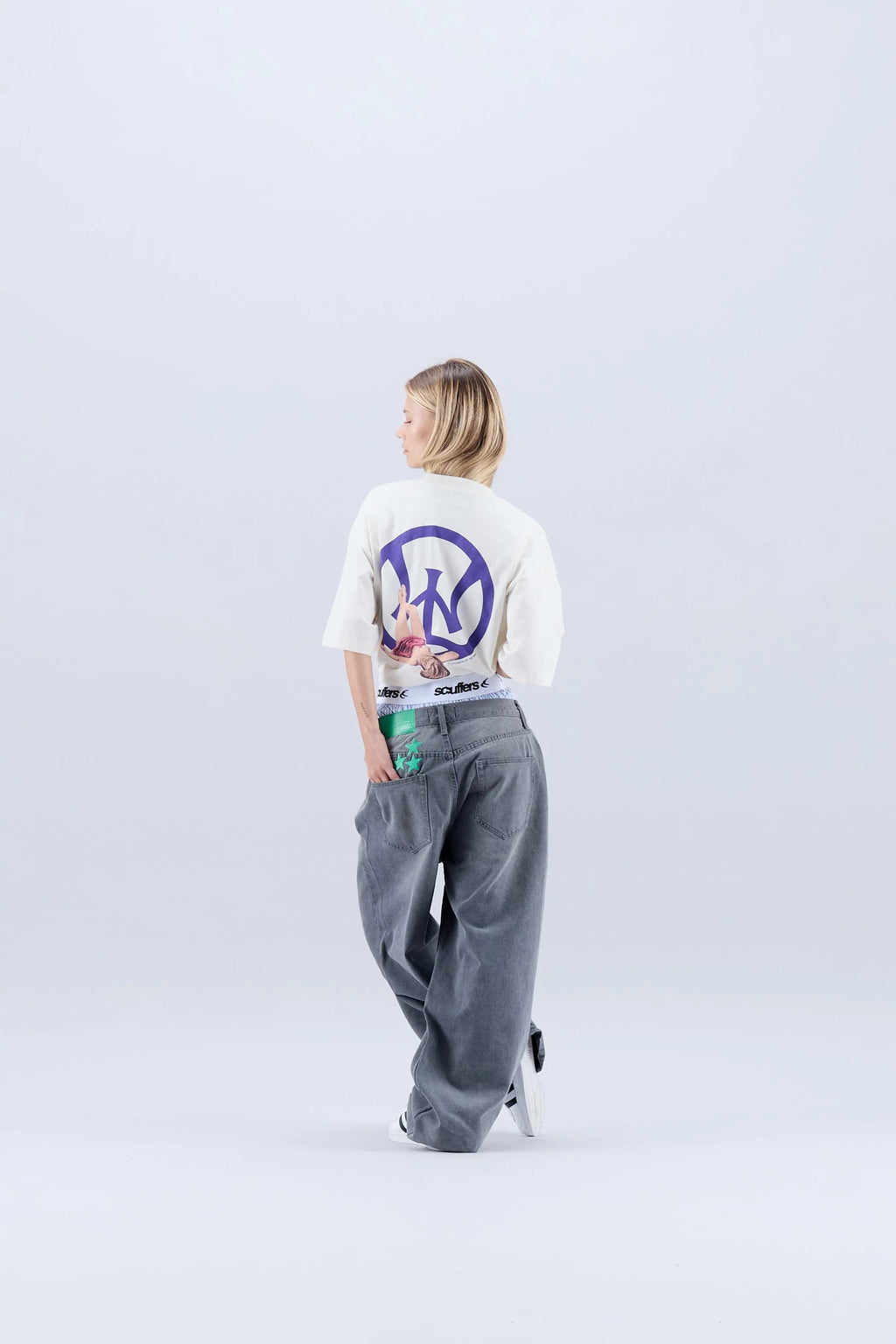 Polera Scuffers FaceTime - Ecru