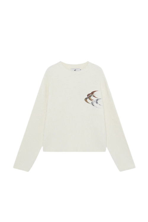Knit Scuffers animal - Ecru