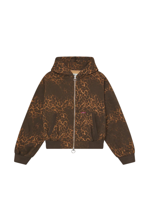 Poleron Scuffers zip - leopard