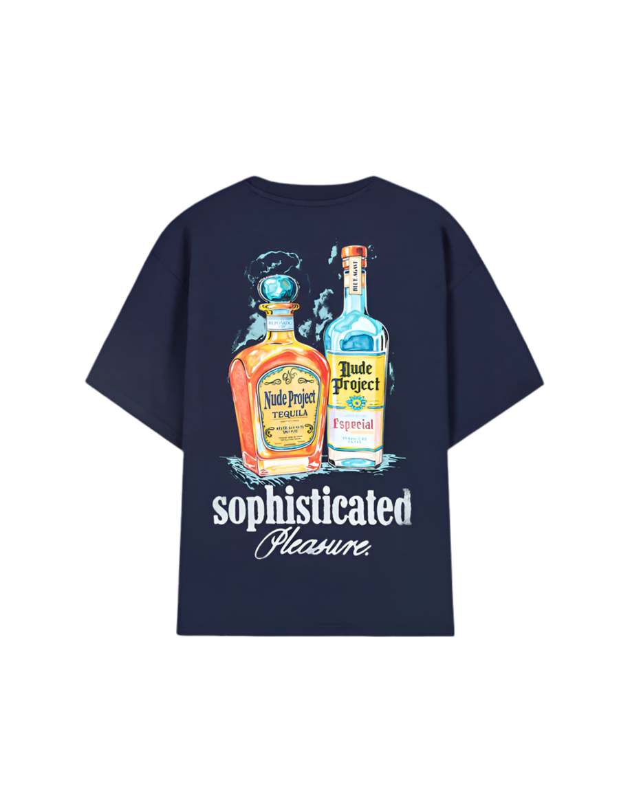 Polera Nude Project Pleasures Tee Navy