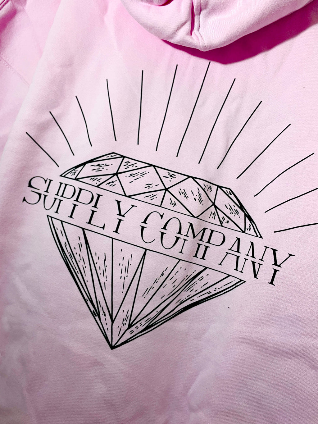 Poleron diamond Split- Pink