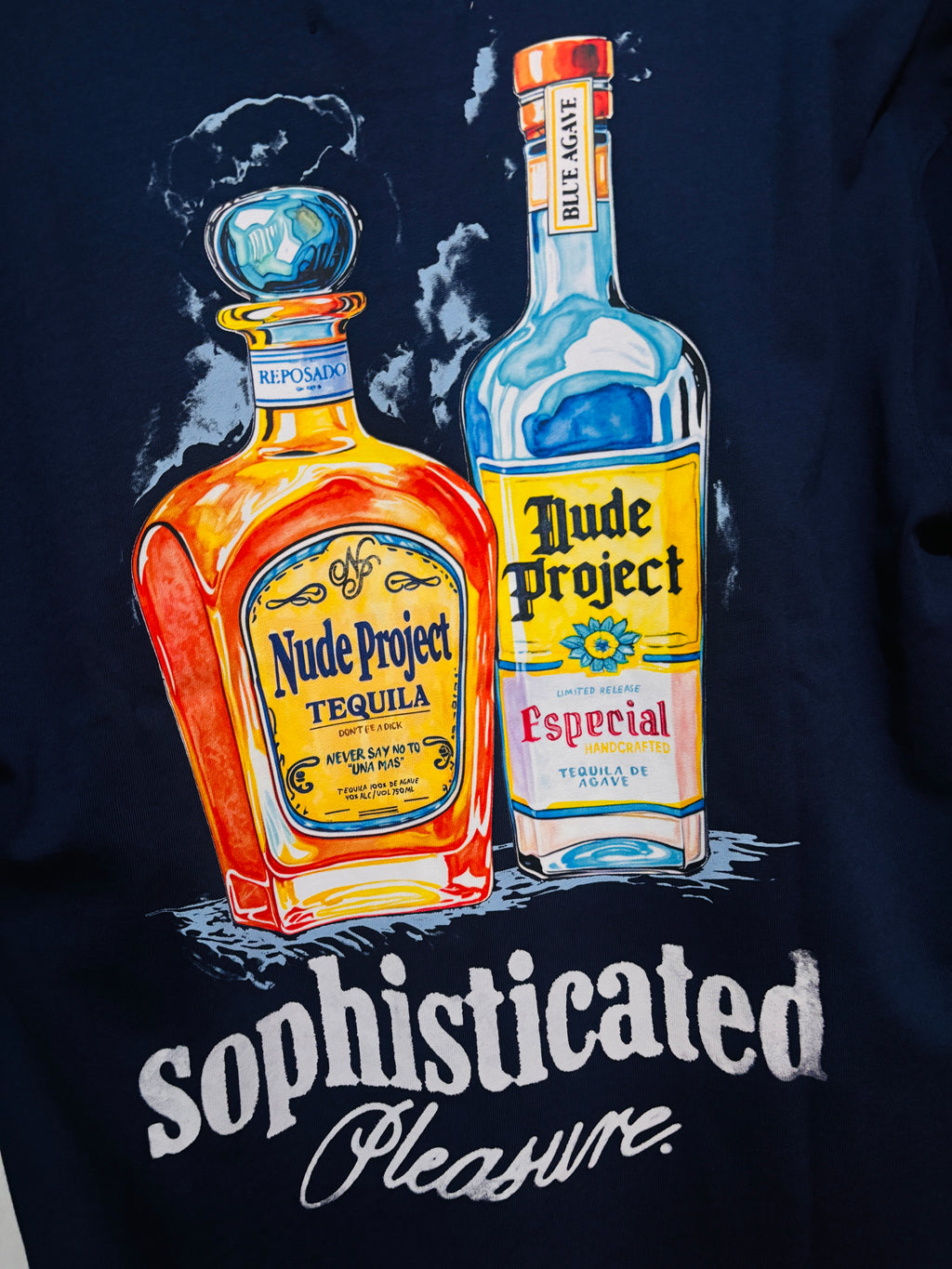 Polera Nude Project Pleasures Tee Navy