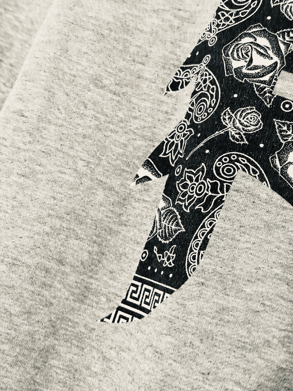 Poleron Primitive Paisley - Grey