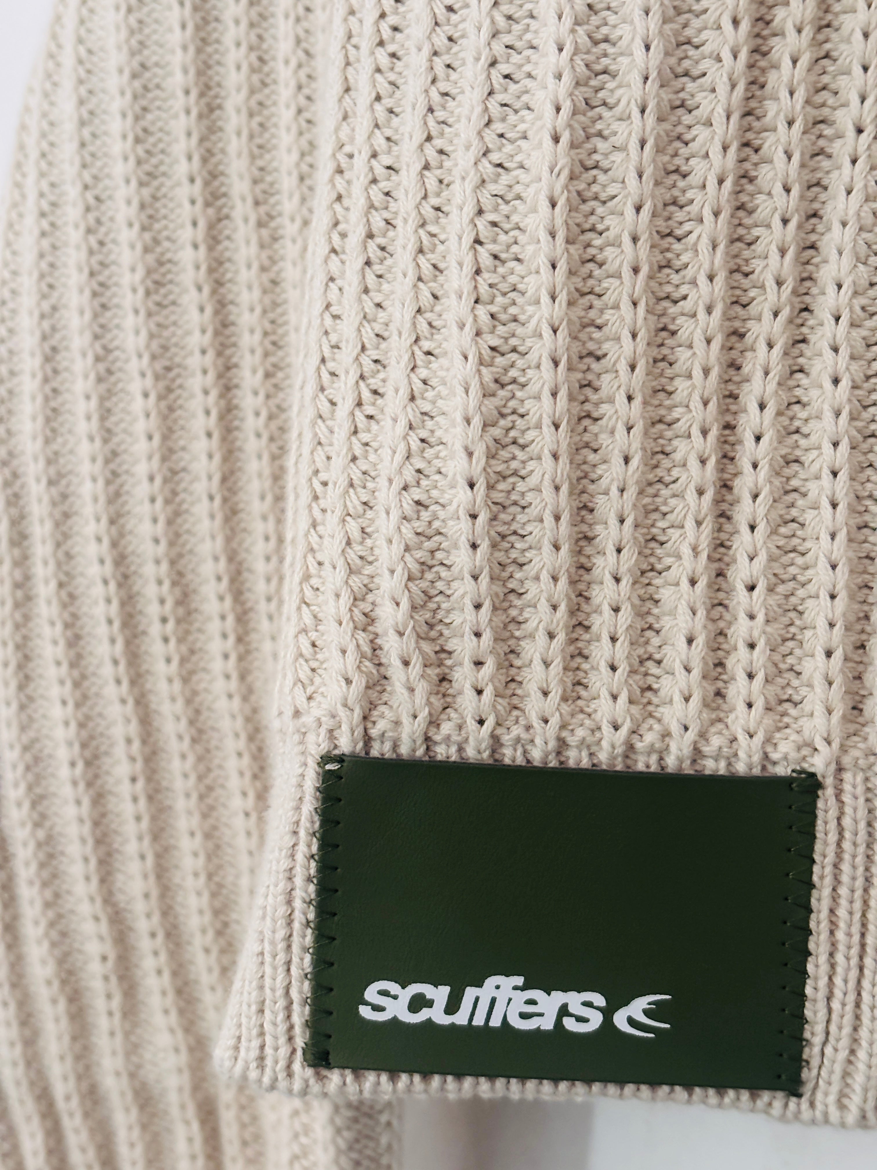 Knit Scuffers rookie Ecru