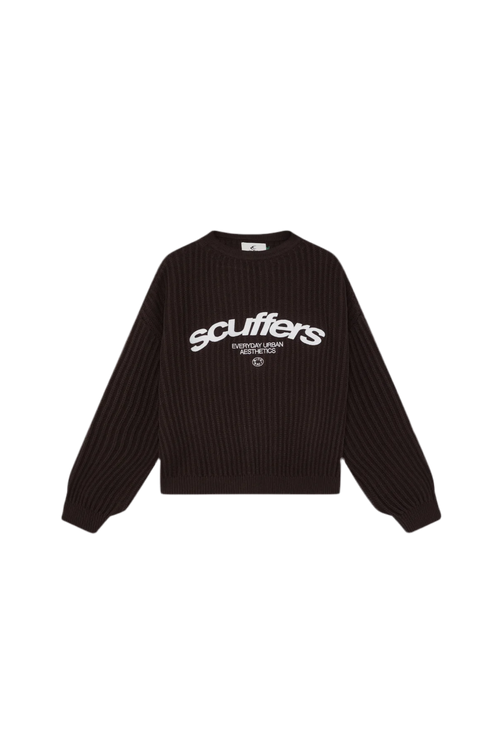 Knit Iconic Brown - Scuffers