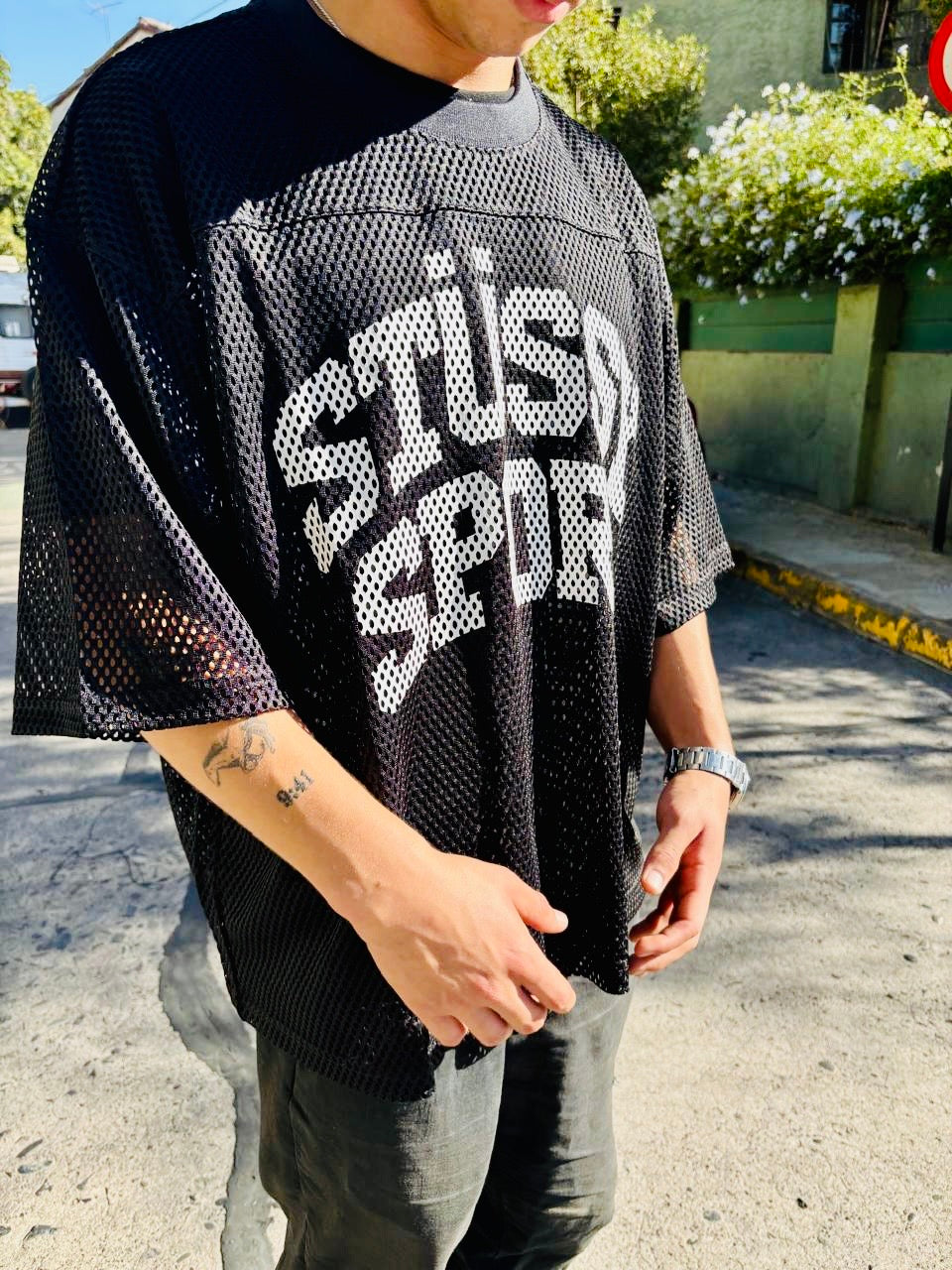 Stussy jersey sport - black
