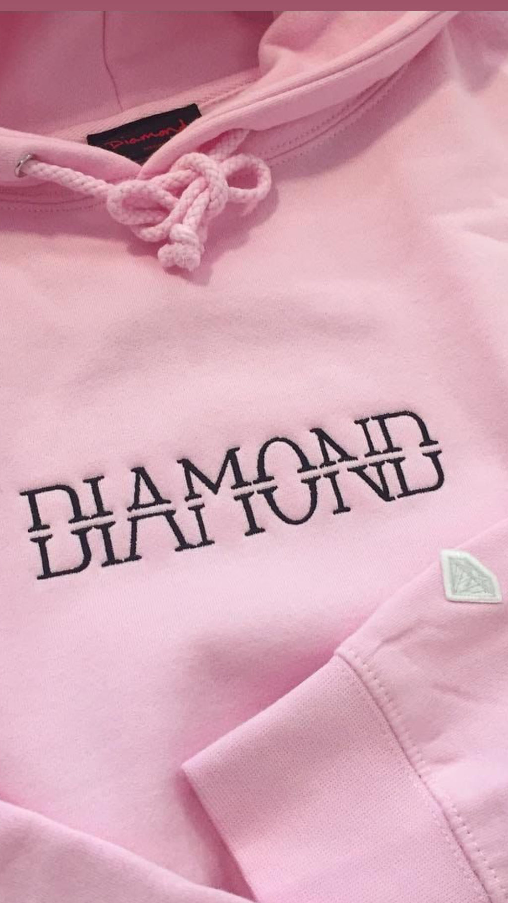 Poleron diamond Split- Pink