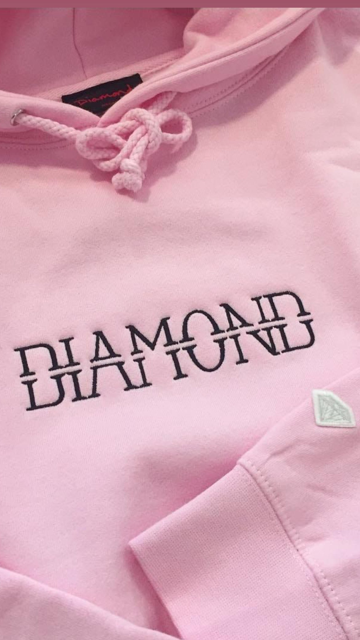 Poleron diamond Split- Pink