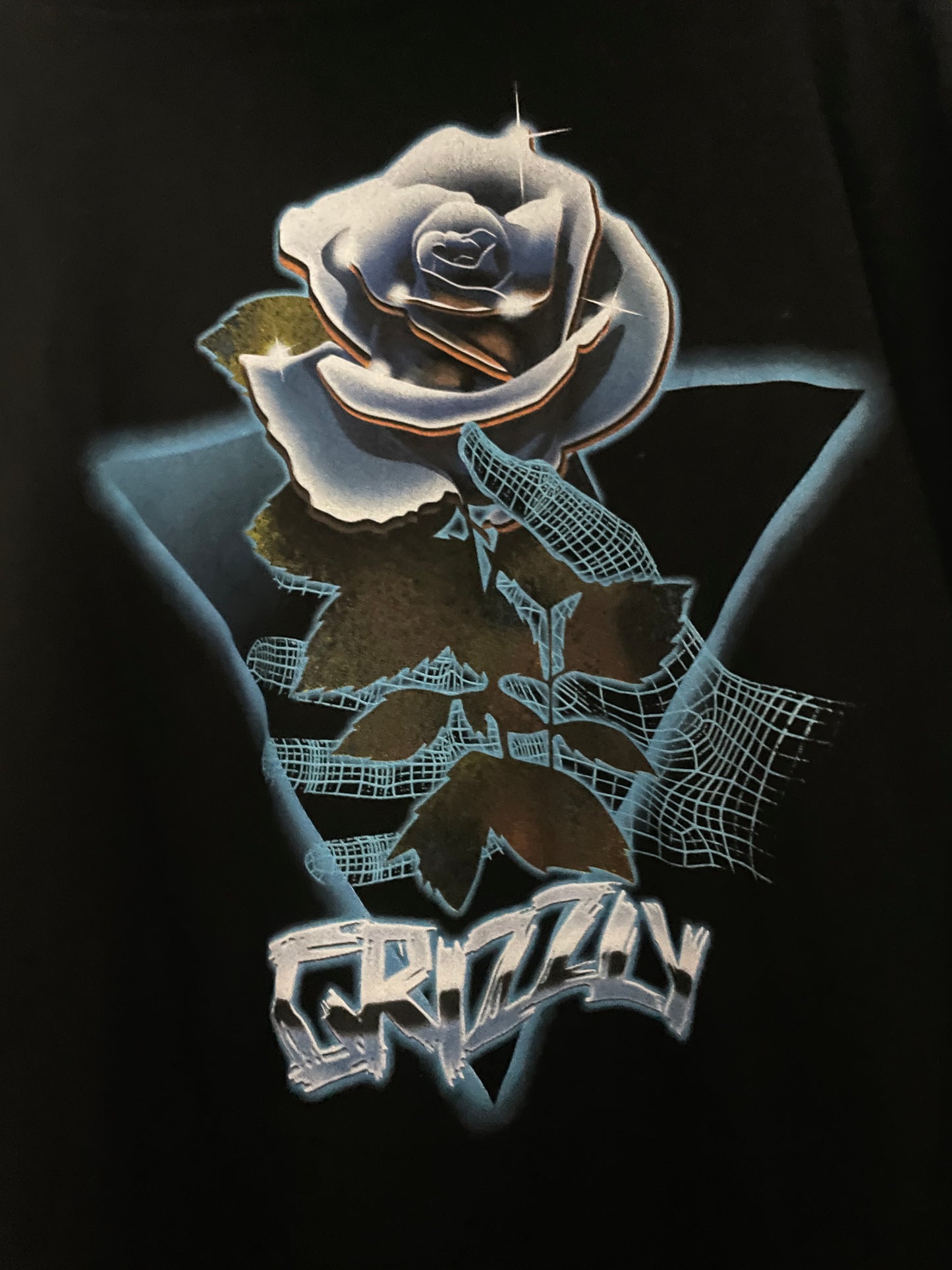 Poleron Grizzly Roses - Black