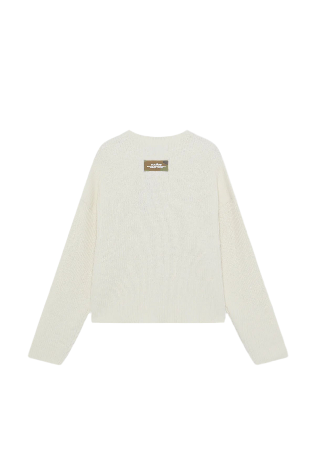 Knit Scuffers animal - Ecru