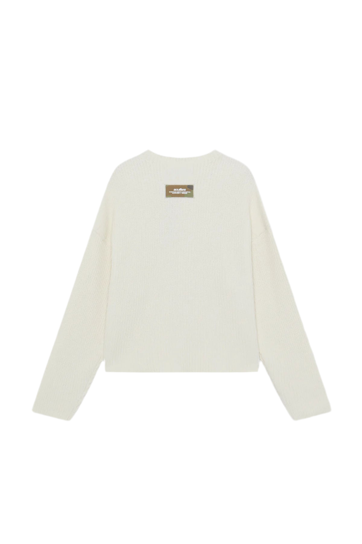 Knit Scuffers animal - Ecru