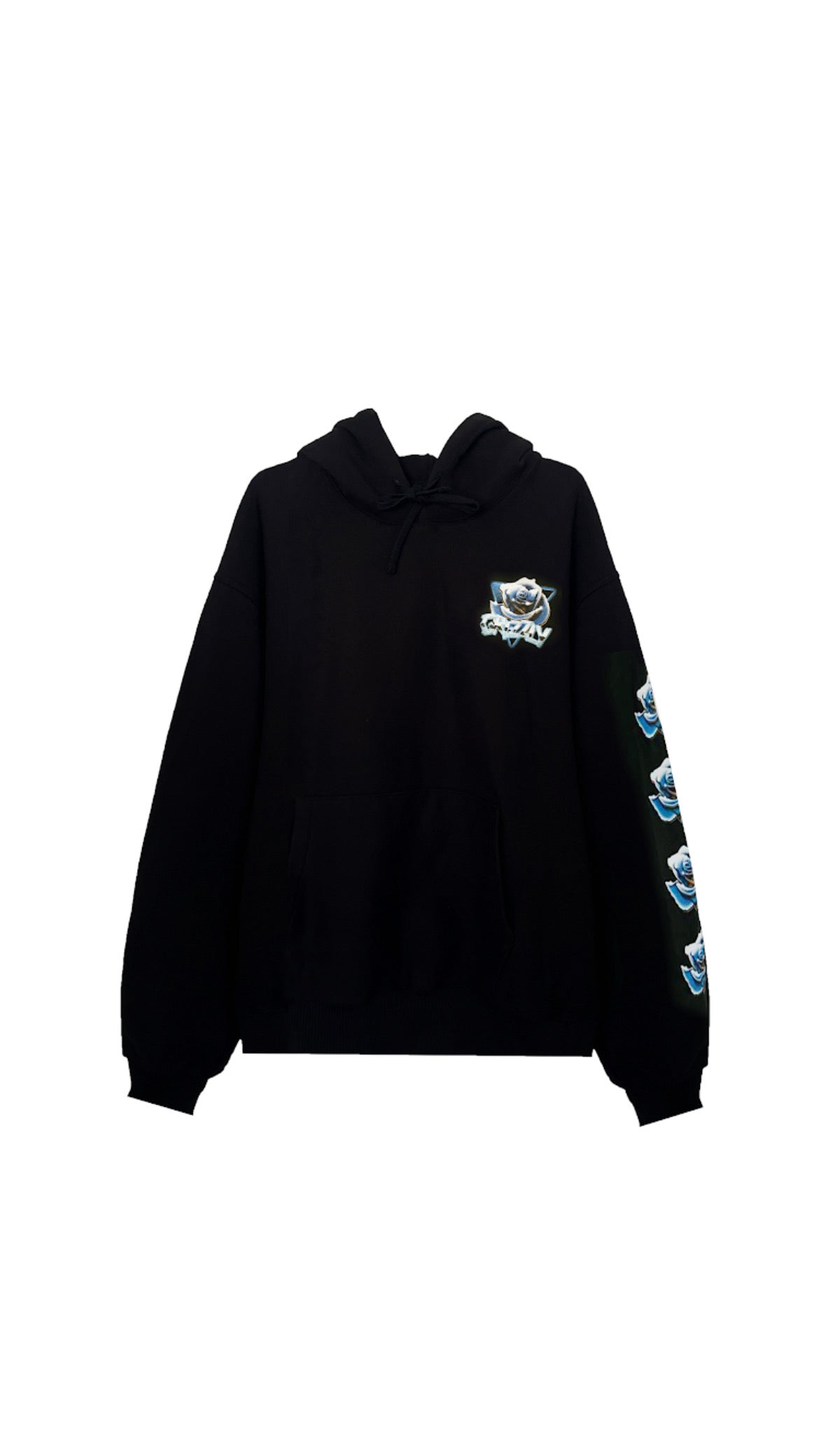 Poleron Grizzly Roses - Black