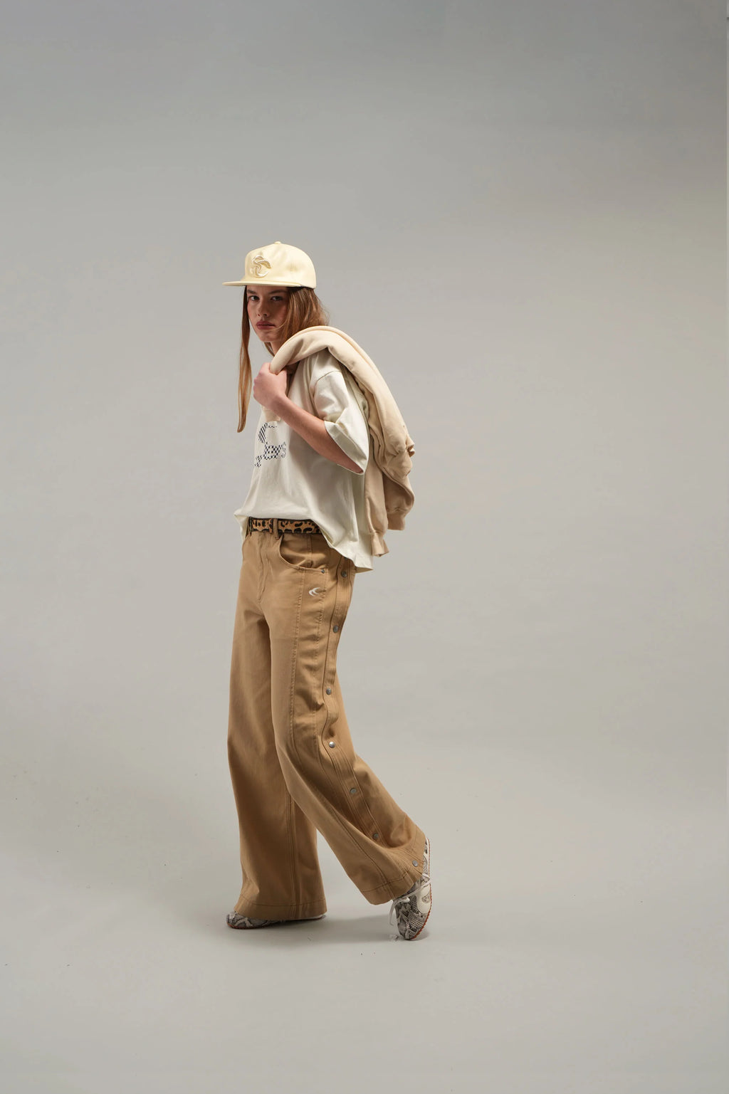 Polers Scuffers Mónaco - Ecru