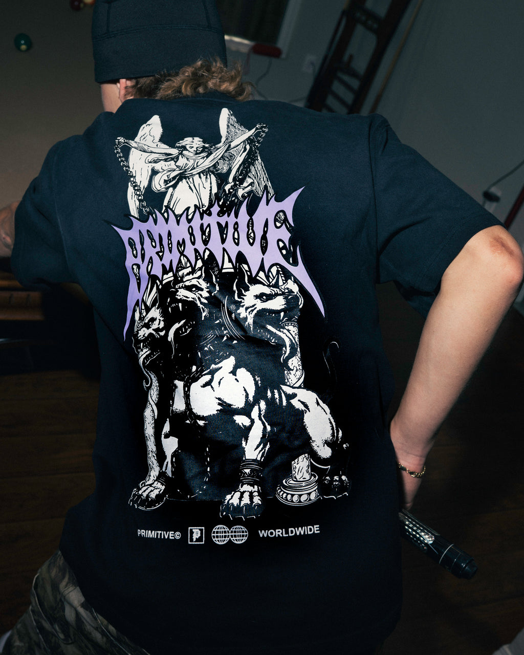 Polera Primitive Defend HW - Black