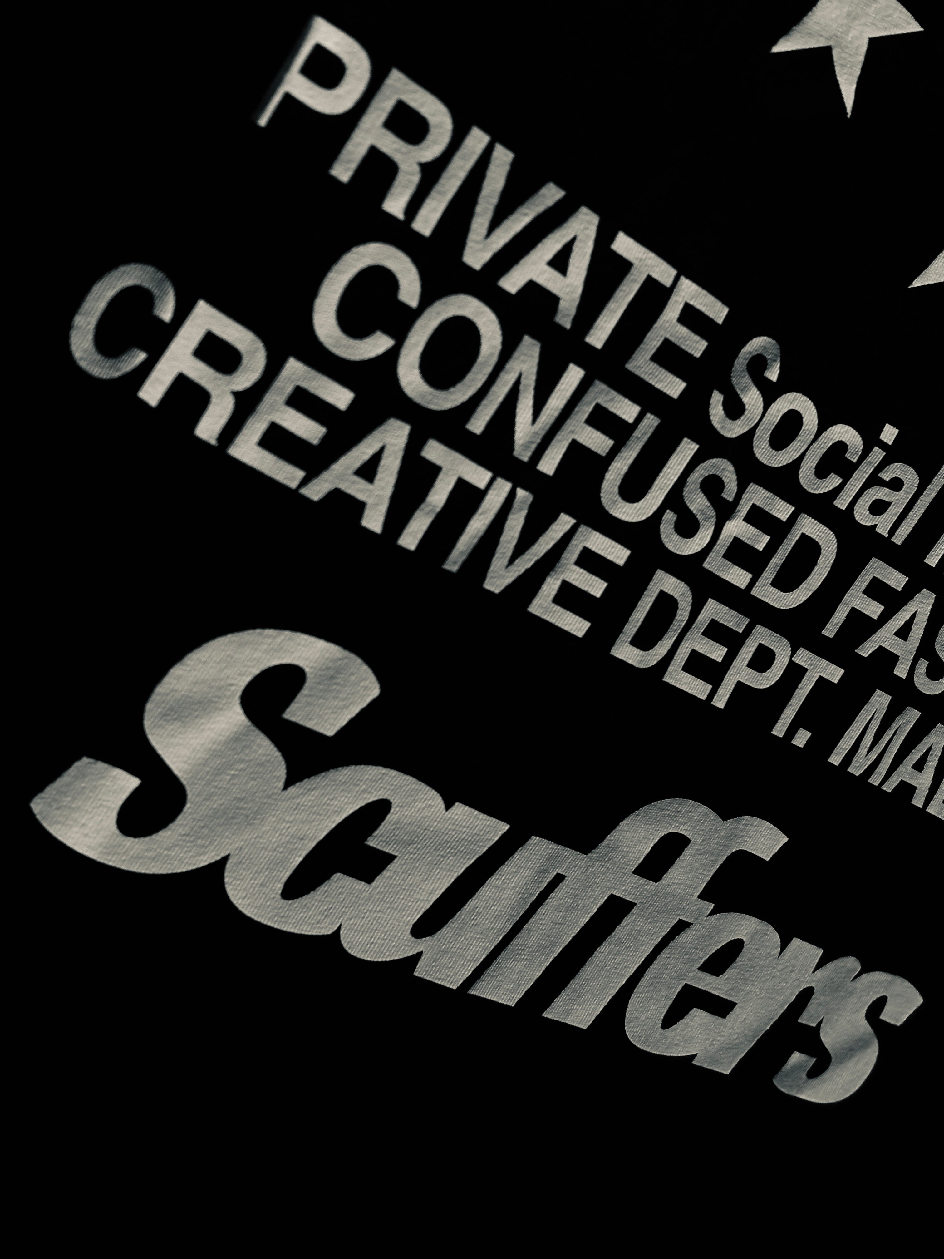 Polera Scuffers confused- Black