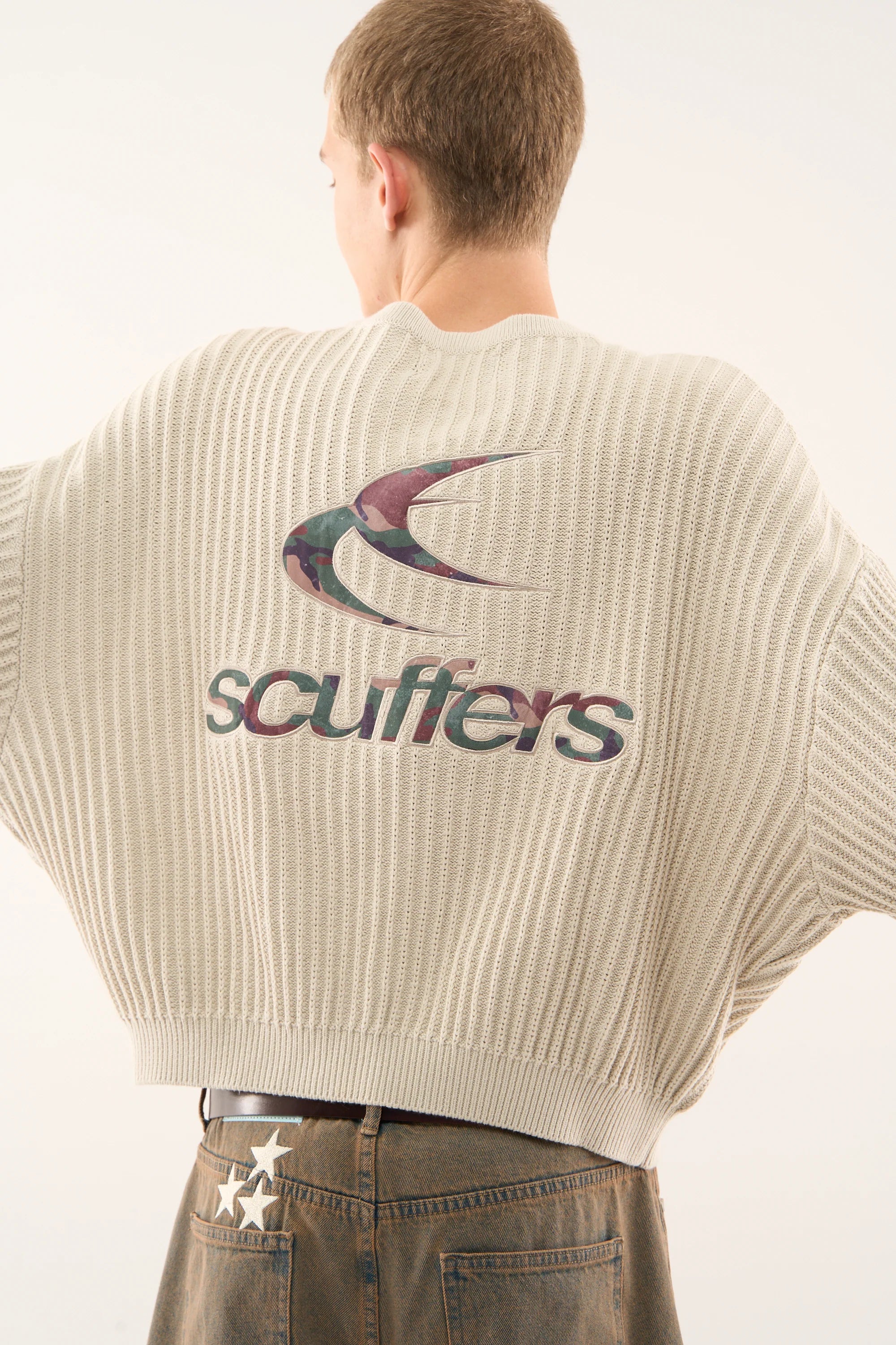 Knit Scuffers rookie Ecru
