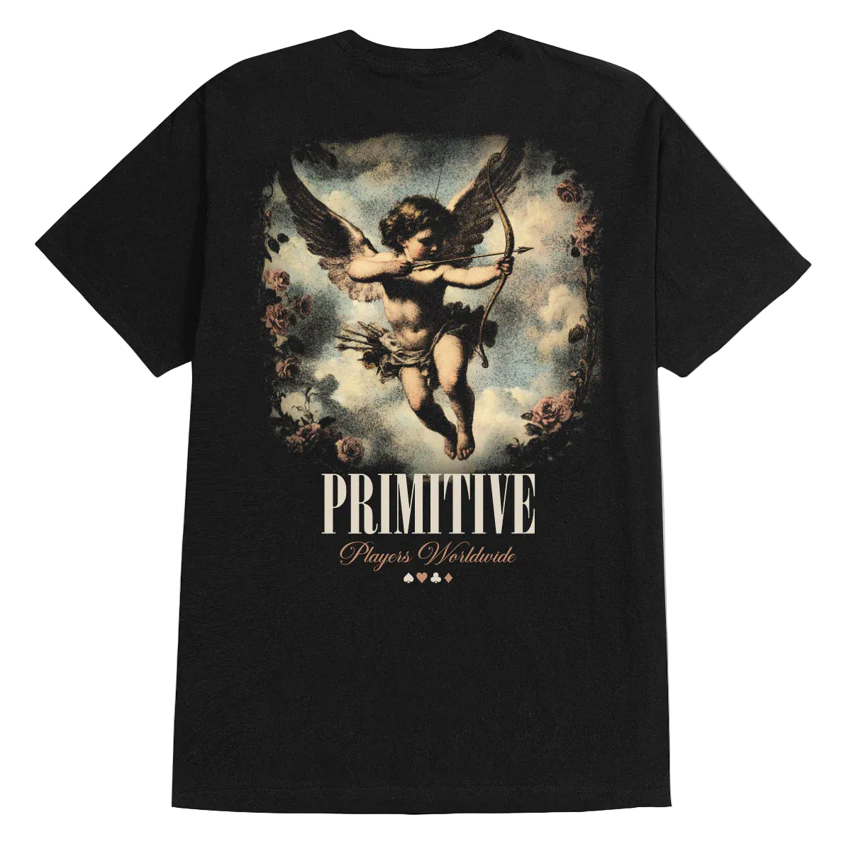 Polera Primitive Players HW - Black